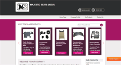 Desktop Screenshot of majesticseats.com