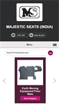 Mobile Screenshot of majesticseats.com
